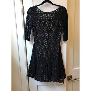 Betsy Johnson lace dress with sleeves